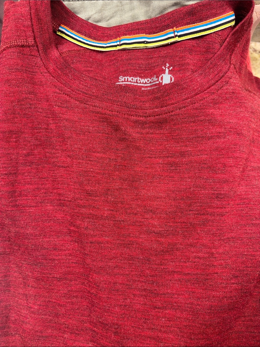 Smartwool crew, L red - Picture 10 of 12